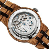 Men's Dual Wheel Automatic Ambila Wood Watch