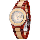 Women's Natural Maple & Rosewood  Wooden Watch
